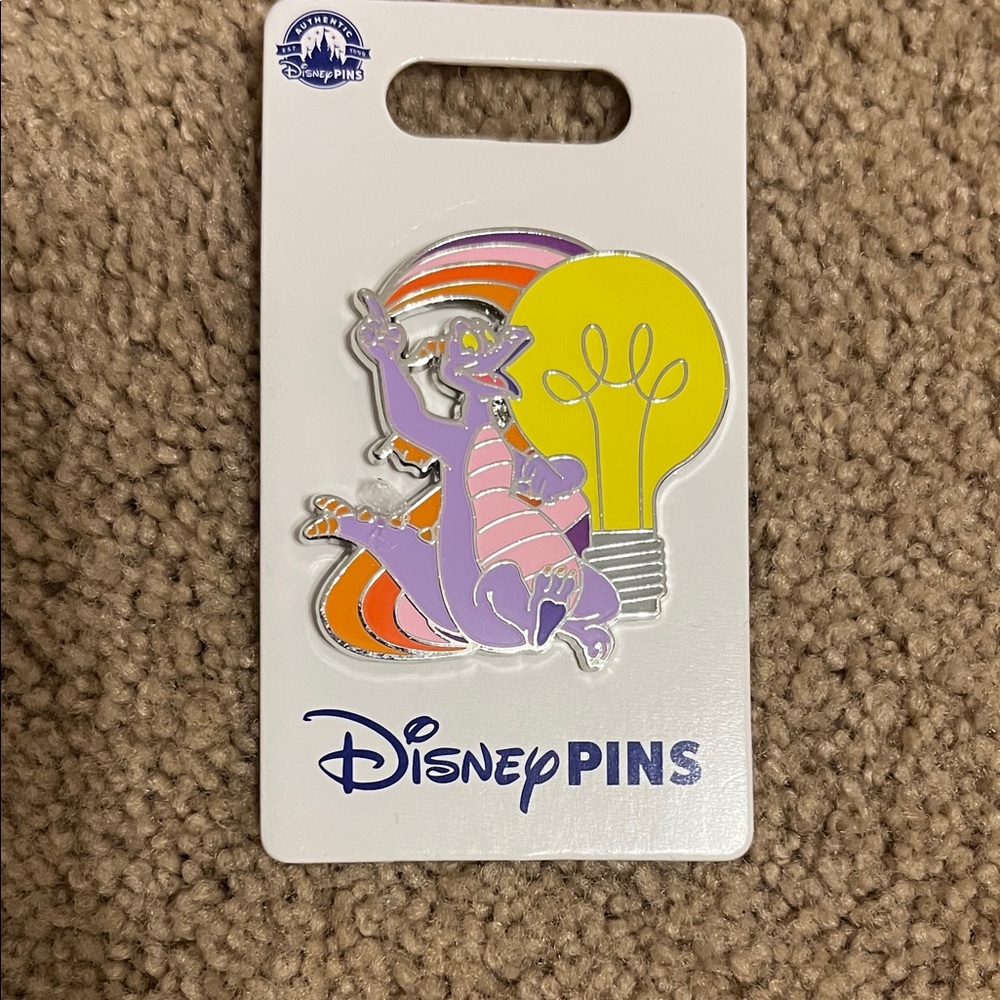 Disney Figment Pin with Purple and Yellow